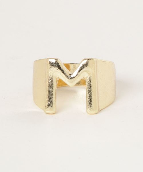 WEGO（ウィゴー）の「WEGO/イニシャルリング（リング・レディース・その他1/その他2/その他3/その他4/その他5・FREE）」の3枚目の写真