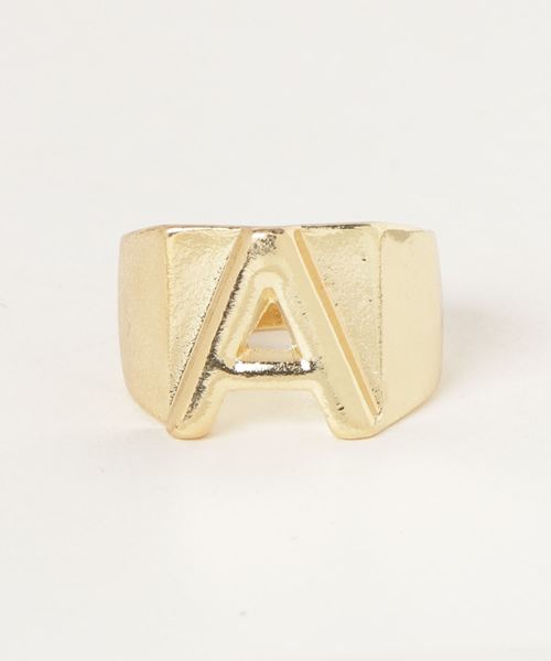 WEGO（ウィゴー）の「WEGO/イニシャルリング（リング・レディース・その他1/その他2/その他3/その他4/その他5・FREE）」の4枚目の写真