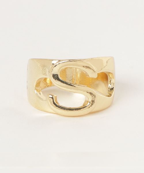 WEGO（ウィゴー）の「WEGO/イニシャルリング（リング・レディース・その他1/その他2/その他3/その他4/その他5・FREE）」の5枚目の写真