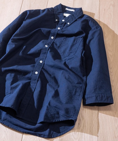 Candy Fantasy（キャンディーファンタジー）の「【a】ライトオックス ボタンダウン7分袖シャツ（シャツ/ブラウス・メンズ・ドット/ピンク/ホワイト/ブラック/カーキ/サックスブルー/ホワイト系その他/ネイビー・LARGE/MEDIUM/X-LARGE）」の6枚目の写真