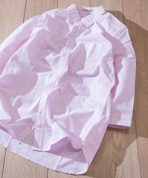 Candy Fantasy（キャンディーファンタジー）の「【a】ライトオックス ボタンダウン7分袖シャツ（シャツ/ブラウス・メンズ・ドット/ピンク/ホワイト/ブラック/カーキ/サックスブルー/ホワイト系その他/ネイビー・LARGE/MEDIUM/X-LARGE）」の11枚目の写真
