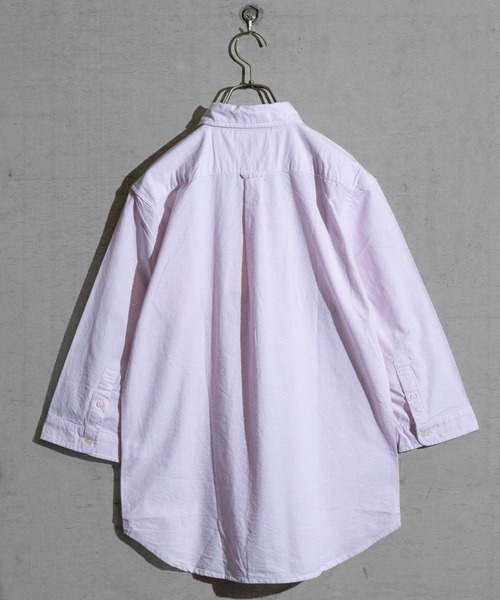 Candy Fantasy（キャンディーファンタジー）の「【a】ライトオックス ボタンダウン7分袖シャツ（シャツ/ブラウス・メンズ・ドット/ピンク/ホワイト/ブラック/カーキ/サックスブルー/ホワイト系その他/ネイビー・LARGE/MEDIUM/X-LARGE）」の10枚目の写真