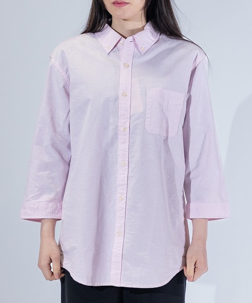 Candy Fantasy（キャンディーファンタジー）の「【a】ライトオックス ボタンダウン7分袖シャツ（シャツ/ブラウス・メンズ・ドット/ピンク/ホワイト/ブラック/カーキ/サックスブルー/ホワイト系その他/ネイビー・LARGE/MEDIUM/X-LARGE）」の20枚目の写真