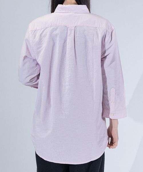 Candy Fantasy（キャンディーファンタジー）の「【a】ライトオックス ボタンダウン7分袖シャツ（シャツ/ブラウス・メンズ・ドット/ピンク/ホワイト/ブラック/カーキ/サックスブルー/ホワイト系その他/ネイビー・LARGE/MEDIUM/X-LARGE）」の9枚目の写真