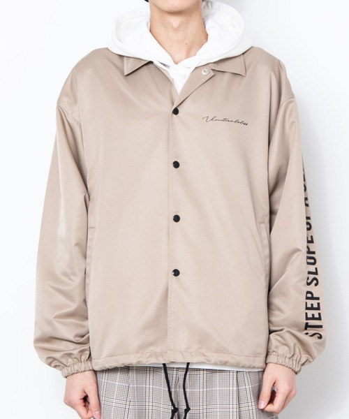 WEGO（ウィゴー）の「WEGO/マウンテンコーチジャケット（ブルゾン・メンズ・ベージュ/ブラック・MEDIUM/LARGE）」の10枚目の写真