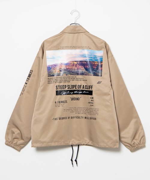 WEGO（ウィゴー）の「WEGO/マウンテンコーチジャケット（ブルゾン・メンズ・ベージュ/ブラック・MEDIUM/LARGE）」の22枚目の写真