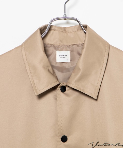 WEGO（ウィゴー）の「WEGO/マウンテンコーチジャケット（ブルゾン・メンズ・ベージュ/ブラック・MEDIUM/LARGE）」の20枚目の写真