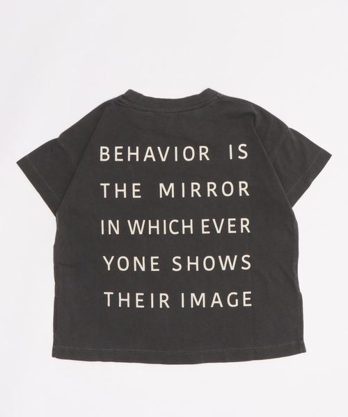 LOWRYS FARM（ローリーズファーム）の「ピグメントロゴＴＥＥ　886761（Tシャツ/カットソー・キッズ・チャコールグレー/ピンク/アイボリー/イエロー・MEDIUM/LARGE/X-LARGE）」の14枚目の写真