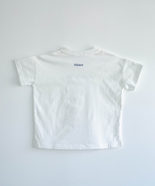 LOWRYS FARM（ローリーズファーム）の「ピグメントロゴＴＥＥ　886761（Tシャツ/カットソー・キッズ・チャコールグレー/ピンク/アイボリー/イエロー・MEDIUM/LARGE/X-LARGE）」の5枚目の写真