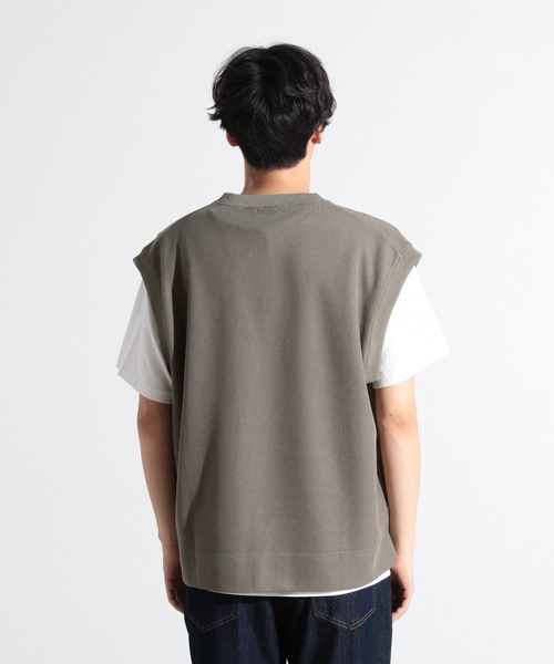 LAKOLE(ラコレ)の「サカリバVネックベスト / LAKOLE(ベスト・メンズ・ブラック/ブラウン/サンドグレー・MEDIUM/LARGE)」の9枚目の写真