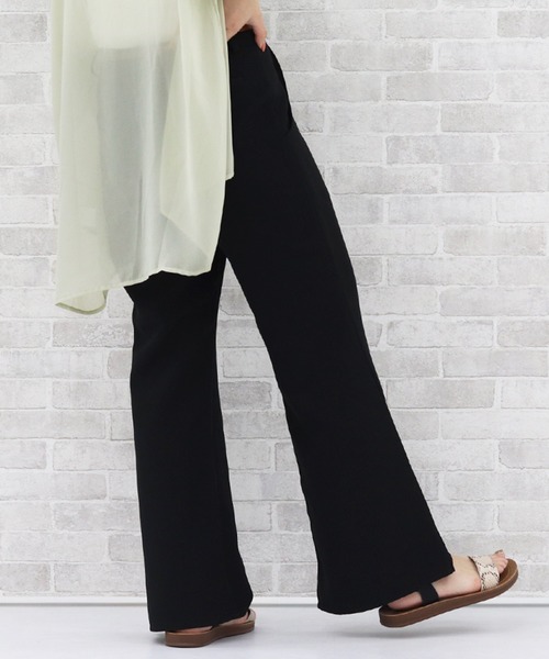 PairPair(ペアペア)の「カラーフレアパンツ(その他パンツ・レディース・ブラック/ブラウン/ミント/ブルーグレー/ライトベージュ・SMALL/MEDIUM)」の9枚目の写真