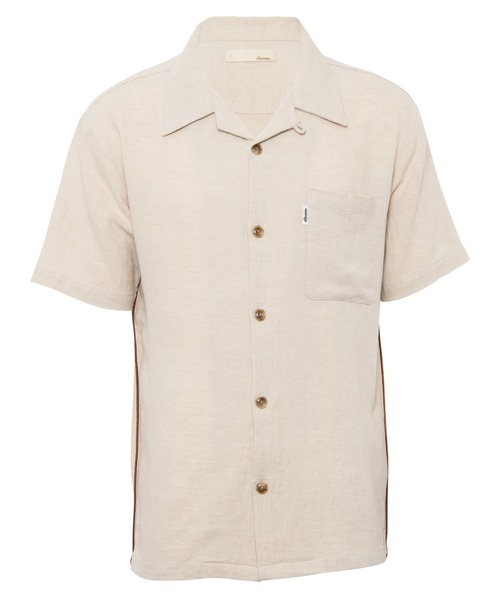 #Re:room(リルーム)の「サイドラインリゾートリラックスシャツ(シャツ/ブラウス・メンズ・オフホワイト/ベージュ/ピンク・SMALL/MEDIUM)」の8枚目の写真