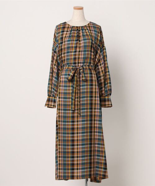 qualite（カリテ）の「ドルマン2Wayワンピース（ワンピース・レディース・ベージュ/ネイビー/その他・38/36）」の3枚目の写真