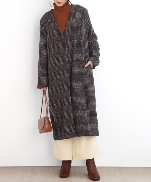 Amulet（アミュレット）の「チェスターコート（チェスターコート・レディース・ネイビー/グレー/マスタード/ベージュ系その他・L/XL/M）」の3枚目の写真