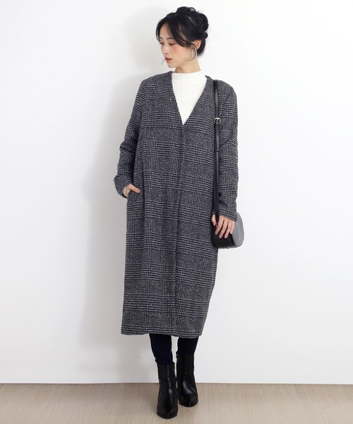 Amulet（アミュレット）の「チェスターコート（チェスターコート・レディース・ネイビー/グレー/マスタード/ベージュ系その他・L/XL/M）」の2枚目の写真