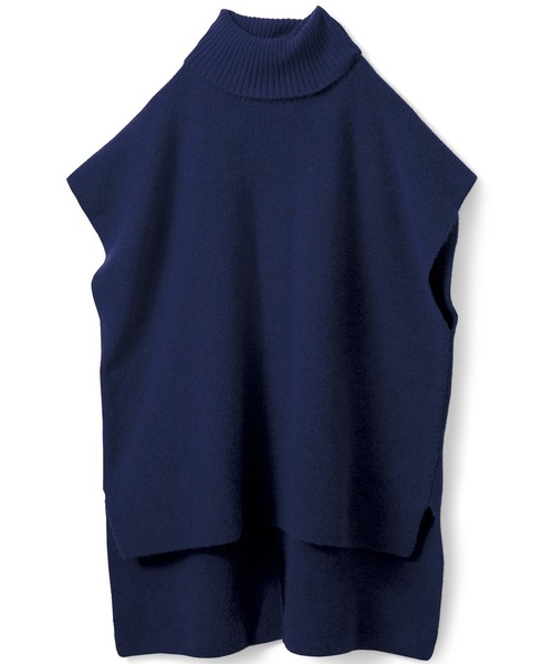 avecmoi(アヴェクモワ)の「【佐藤かなさんプロデュース】 アヴェクモワ タートルニットベスト〈ネイビー〉(ベスト・レディース・ネイビー・MEDIUM/LARGE/X-LARGE/SMALL)」の14枚目の写真