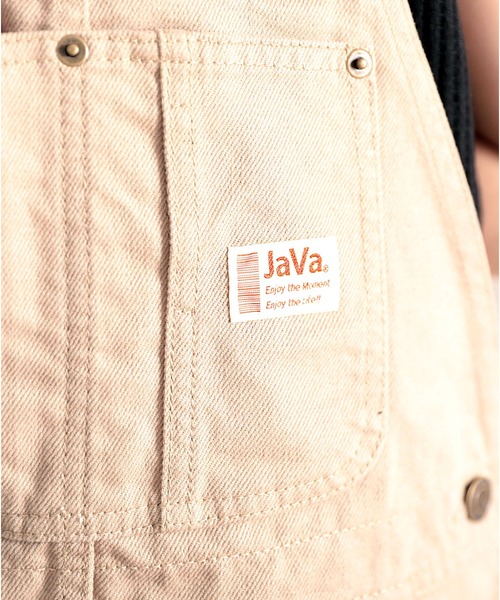 Java（ジャバ）の「《JaVa ジャバコラボ》キッズ  1枚でゆったり&可愛い！綿100％のこだわりサロペット。（サロペット/オーバーオール・キッズ・アイボリー/サンドベージュ・130/140/150/160）」の8枚目の写真