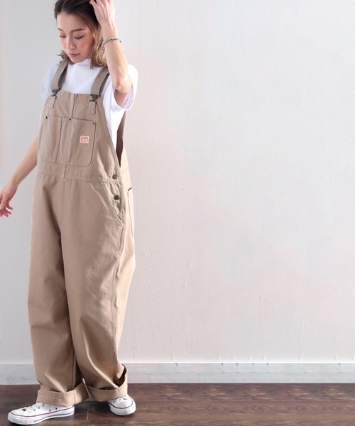 Java（ジャバ）の「《JaVa ジャバコラボ》キッズ  1枚でゆったり&可愛い！綿100％のこだわりサロペット。（サロペット/オーバーオール・キッズ・アイボリー/サンドベージュ・130/140/150/160）」の14枚目の写真