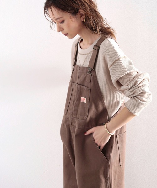 Java（ジャバ）の「《JaVa ジャバコラボ》キッズ  1枚でゆったり&可愛い！綿100％のこだわりサロペット。（サロペット/オーバーオール・キッズ・アイボリー/サンドベージュ・130/140/150/160）」の16枚目の写真