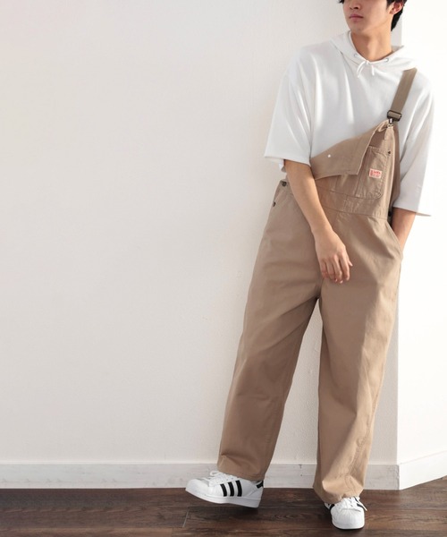 Java（ジャバ）の「《JaVa ジャバコラボ》キッズ  1枚でゆったり&可愛い！綿100％のこだわりサロペット。（サロペット/オーバーオール・キッズ・アイボリー/サンドベージュ・130/140/150/160）」の10枚目の写真