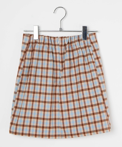 DING（ディング）の「DING/チェック柄ミニスカート（スカート・レディース・ダークグリーン/ベージュ・FREE）」の12枚目の写真