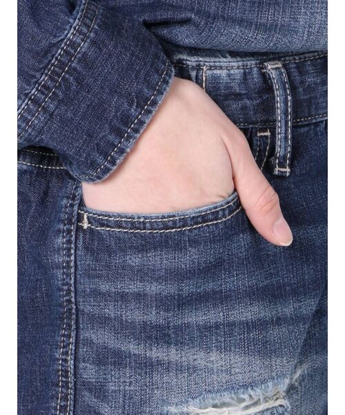 GYDA（ジェイダ）の「ウエスタンデニムオールインワン（つなぎ/オールインワン・レディース・ブルー/インディゴブルー・SMALL/MEDIUM）」の17枚目の写真