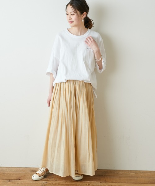 CIAOPANIC TYPY(チャオパニックティピー)の「indiaカラーボイルスカーチョ(その他パンツ・レディース・イエロー/チャコールグレー/バイオレット/ダークブラウン/ベージュ/モスグリーン・ONE SIZE)」の12枚目の写真