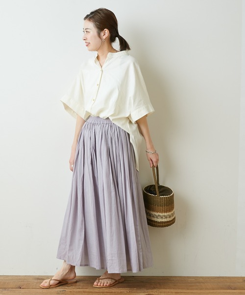 CIAOPANIC TYPY(チャオパニックティピー)の「indiaカラーボイルスカーチョ(その他パンツ・レディース・イエロー/チャコールグレー/バイオレット/ダークブラウン/ベージュ/モスグリーン・ONE SIZE)」の13枚目の写真