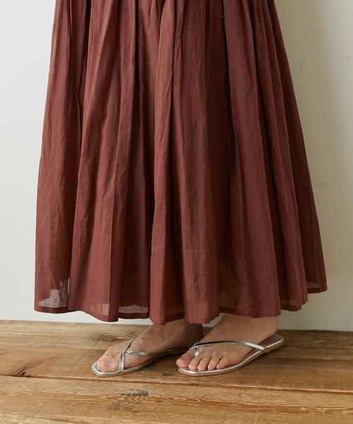 CIAOPANIC TYPY(チャオパニックティピー)の「indiaカラーボイルスカーチョ(その他パンツ・レディース・イエロー/チャコールグレー/バイオレット/ダークブラウン/ベージュ/モスグリーン・ONE SIZE)」の10枚目の写真