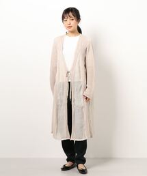 INTERPLANET | カギ針楊柳ロングトッパー(その他アウター)