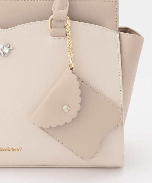 Misch バッグ Misch Masch ミッシュマッシュ のファッション トートバッグ バイカラージェルケースミドルトートバッグ トートバッグ