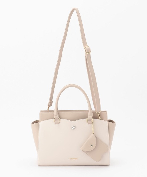 Misch バッグ Misch Masch ミッシュマッシュ のファッション トートバッグ バイカラージェルケースミドルトートバッグ トートバッグ