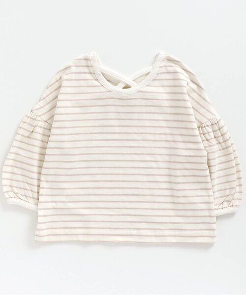 apres les cours（アプレレクール）の「バッククロスボーダーTシャツ（Tシャツ/カットソー・キッズ・ベージュ/ラベンダー/カーキ・140/100/110/80/120/130/90）」の10枚目の写真