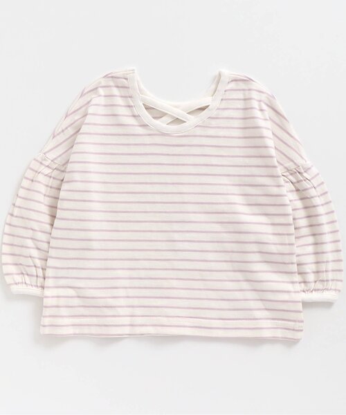 apres les cours（アプレレクール）の「バッククロスボーダーTシャツ（Tシャツ/カットソー・キッズ・ベージュ/ラベンダー/カーキ・140/100/110/80/120/130/90）」の12枚目の写真