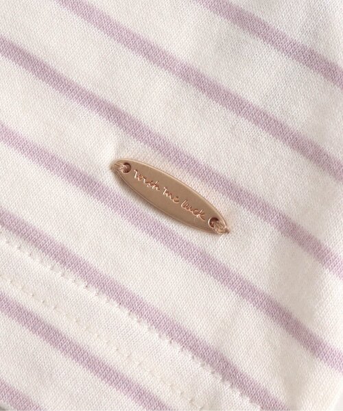 apres les cours（アプレレクール）の「バッククロスボーダーTシャツ（Tシャツ/カットソー・キッズ・ベージュ/ラベンダー/カーキ・140/100/110/80/120/130/90）」の16枚目の写真