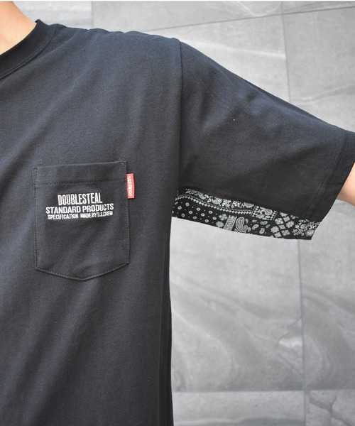 DOUBLE STEAL(ダブルスティール)の「ARMS FABRIC TEE(Tシャツ/カットソー・メンズ・ホワイト系その他/ブラック系その他/ホワイト系その他2/ブラック系その他2・MEDIUM/LARGE/X-LARGE)」の16枚目の写真