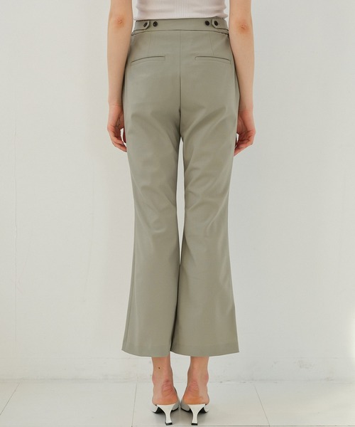 city(シティ)の「【CITY】ストレッチクロスフレアパンツ(その他パンツ・レディース・ブラック/カーキ・2/1)」の9枚目の写真