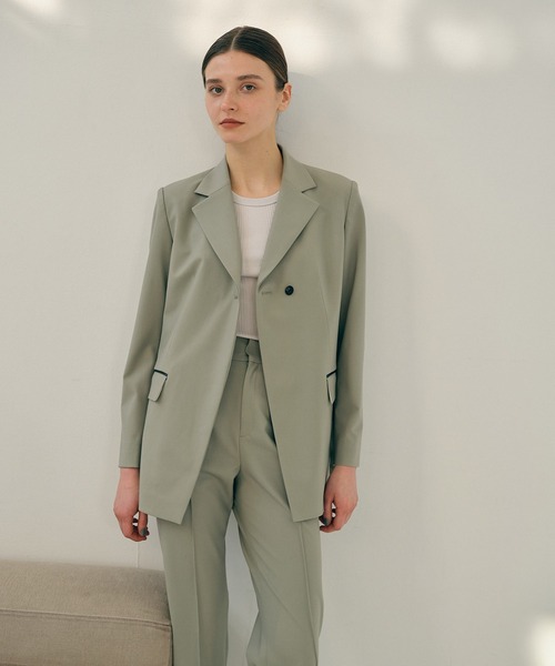 city(シティ)の「【CITY】ストレッチクロスフレアパンツ(その他パンツ・レディース・ブラック/カーキ・2/1)」の5枚目の写真