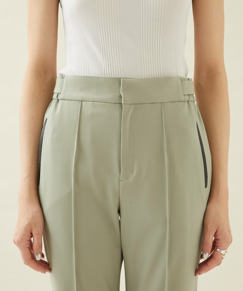 city(シティ)の「【CITY】ストレッチクロスフレアパンツ(その他パンツ・レディース・ブラック/カーキ・2/1)」の15枚目の写真