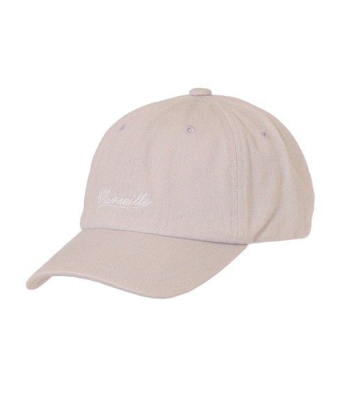 14+（イチヨンプラス）の「Marseille刺繍　WASHキャップ（キャップ・レディース・グリーン/グレー/オレンジ/ブラック/ベージュ・FREE）」の6枚目の写真