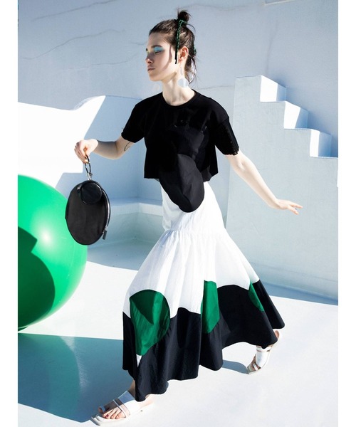 UN3D.(アンスリード)の「ASYMME FLAT SANDAL(サンダル・レディース・その他1/ホワイト/ブラック・38/36/37)」の6枚目の写真