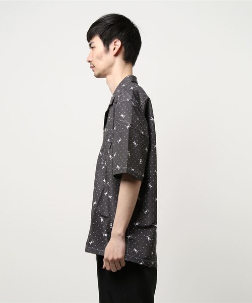 GGD（ジージーディー）の「プレイボーイ半袖ｼｬﾂ（シャツ/ブラウス・レディース・グレー・L/M）」の3枚目の写真