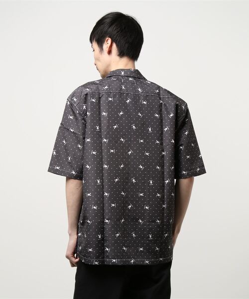 GGD（ジージーディー）の「プレイボーイ半袖ｼｬﾂ（シャツ/ブラウス・レディース・グレー・L/M）」の2枚目の写真