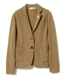 EFFE BEAMS | LARDINI / DIANTHA コットンニット 2ボタンジャケット(テーラードジャケット)