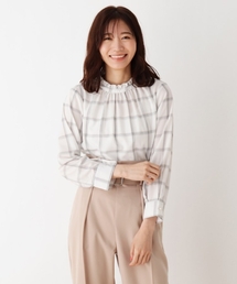 DRESKIP | フリルハイネックブラウス(シャツ/ブラウス)