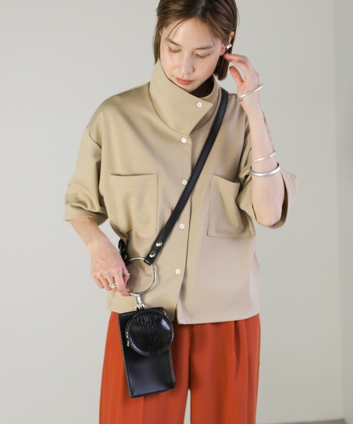 select MOCA(セレクトモカ)の「異素材フェイクレザーリングミニショルダーバッグセット(ショルダーバッグ・レディース・ブラック/サックスブルー/アイボリー/キャメル/グリーン/ベージュ・FREE)」の20枚目の写真