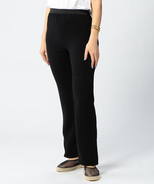 EDITION（エディション）の「【WEB限定】PE Georgette イージースリットパンツ<br>（その他パンツ・レディース・ブラック/ベージュ・36/34）」の3枚目の写真