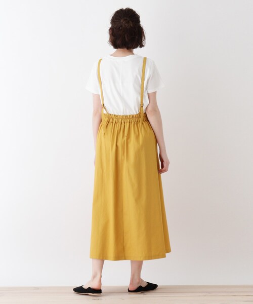 Cutie Blonde（キューティーブロンド）の「◆【S-L】サス付きラップ風スカート（スカート・レディース・ベージュ/マスタード/カーキ・02/01/03）」の14枚目の写真