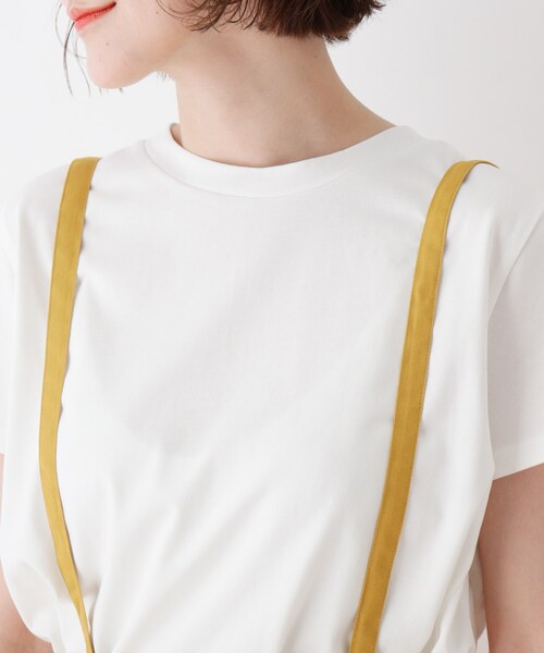 Cutie Blonde（キューティーブロンド）の「◆【S-L】サス付きラップ風スカート（スカート・レディース・ベージュ/マスタード/カーキ・02/01/03）」の10枚目の写真