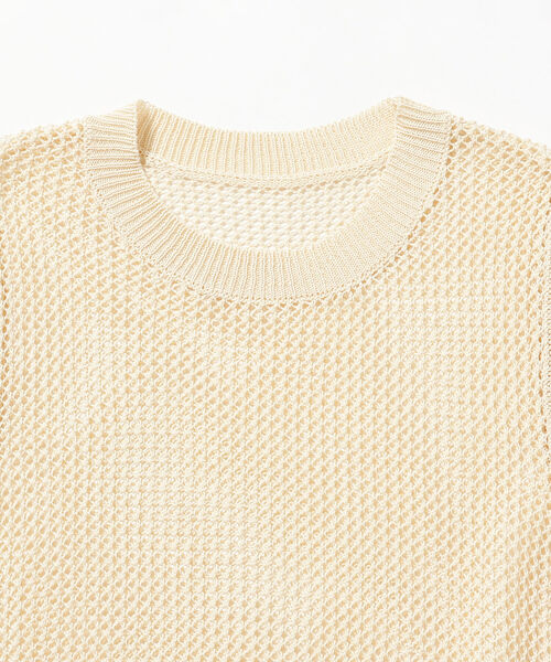 BeAMS DOT（ビームスドット）の「【WEB限定】BeAMS DOT / メッシュニットベスト（ベスト・レディース・ナチュラル/ケリー・FREE）」の20枚目の写真